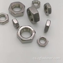 304 Hexagon z nerezové oceli tenké matice DIN2510 M17 A2-70 M16 NUT